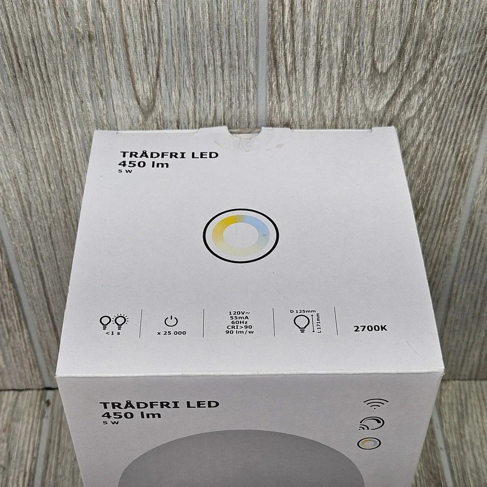 IKEA Tradfri LED 450lm 5W Smart Bulb E26 2700K Warm White Zigbee 604.413.45